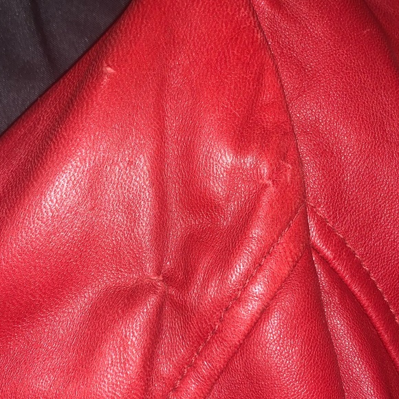Lucky Brand Red leather jacket! - Picture 3 of 3